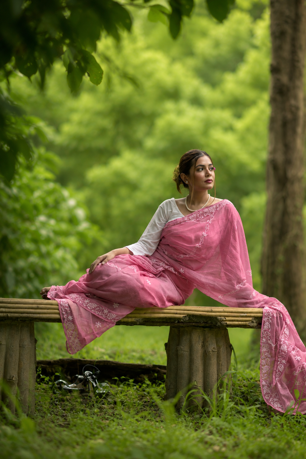 Kota Chikankari sarees - Meher - Gulzar