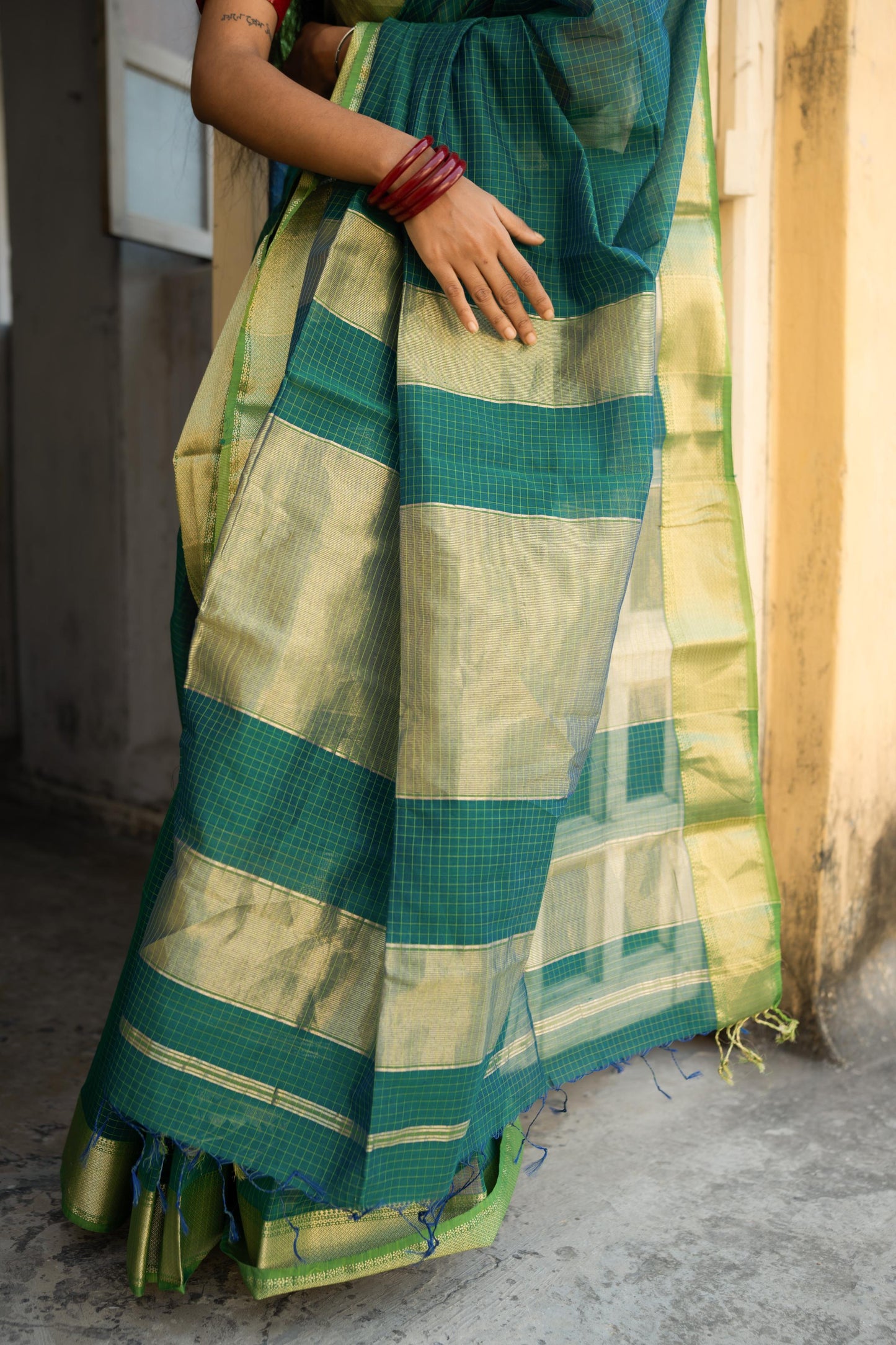 Maheswari Handloom saree - Seher - Harita