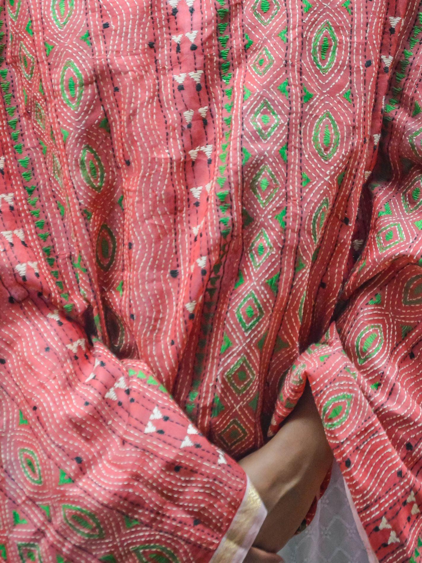 Kaisori Maheswari Kantha dupatta - Ruposhi Kaisori