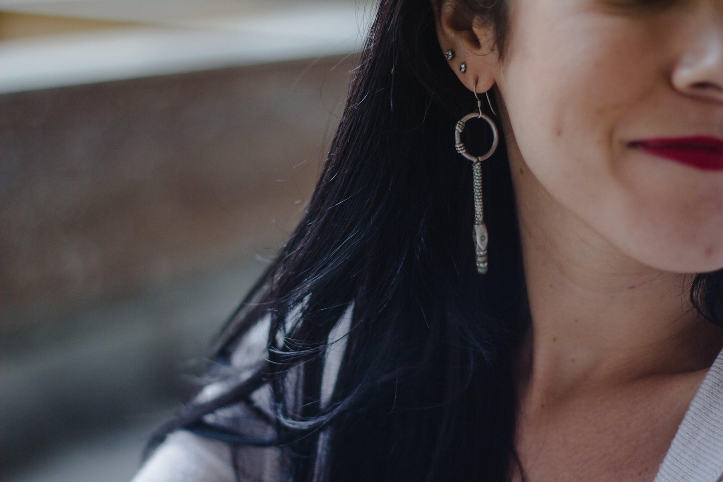 Kaisori Toda Silver - Key earrings Kaisori