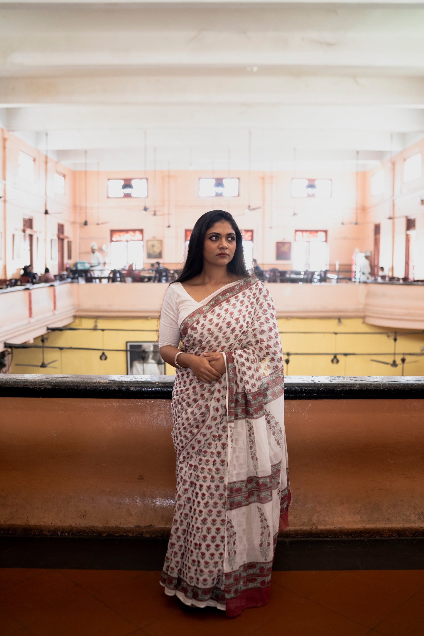 Evergreen printed Chander saree - Bagh - Pankhuri