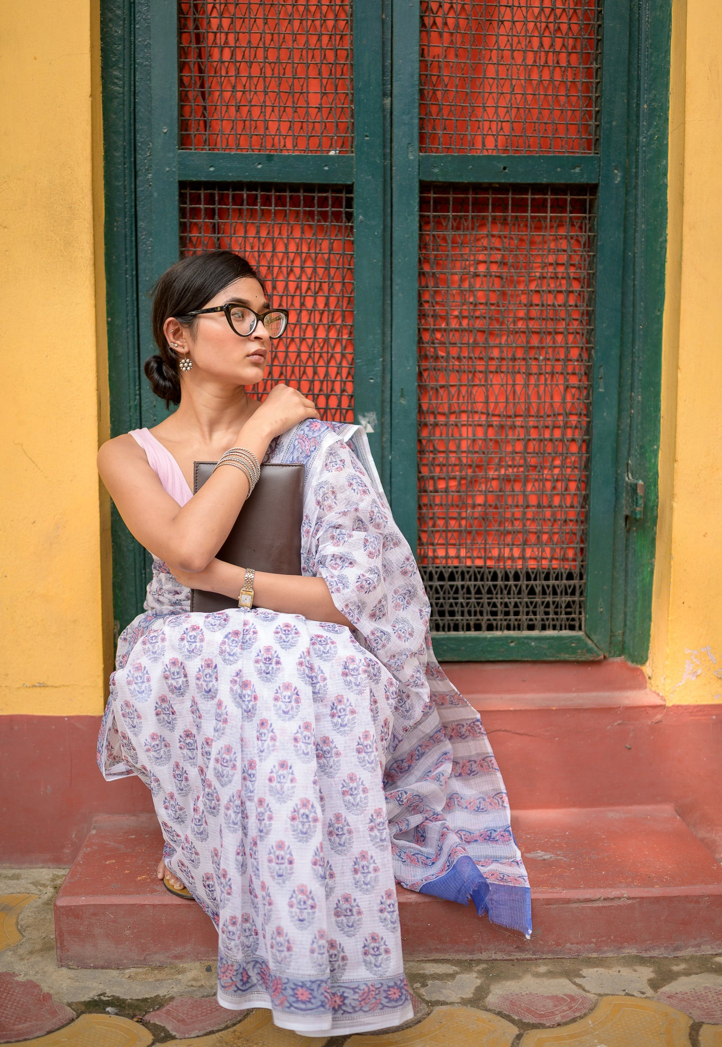 Evergreen printed Kota saree - Bagh- Leela