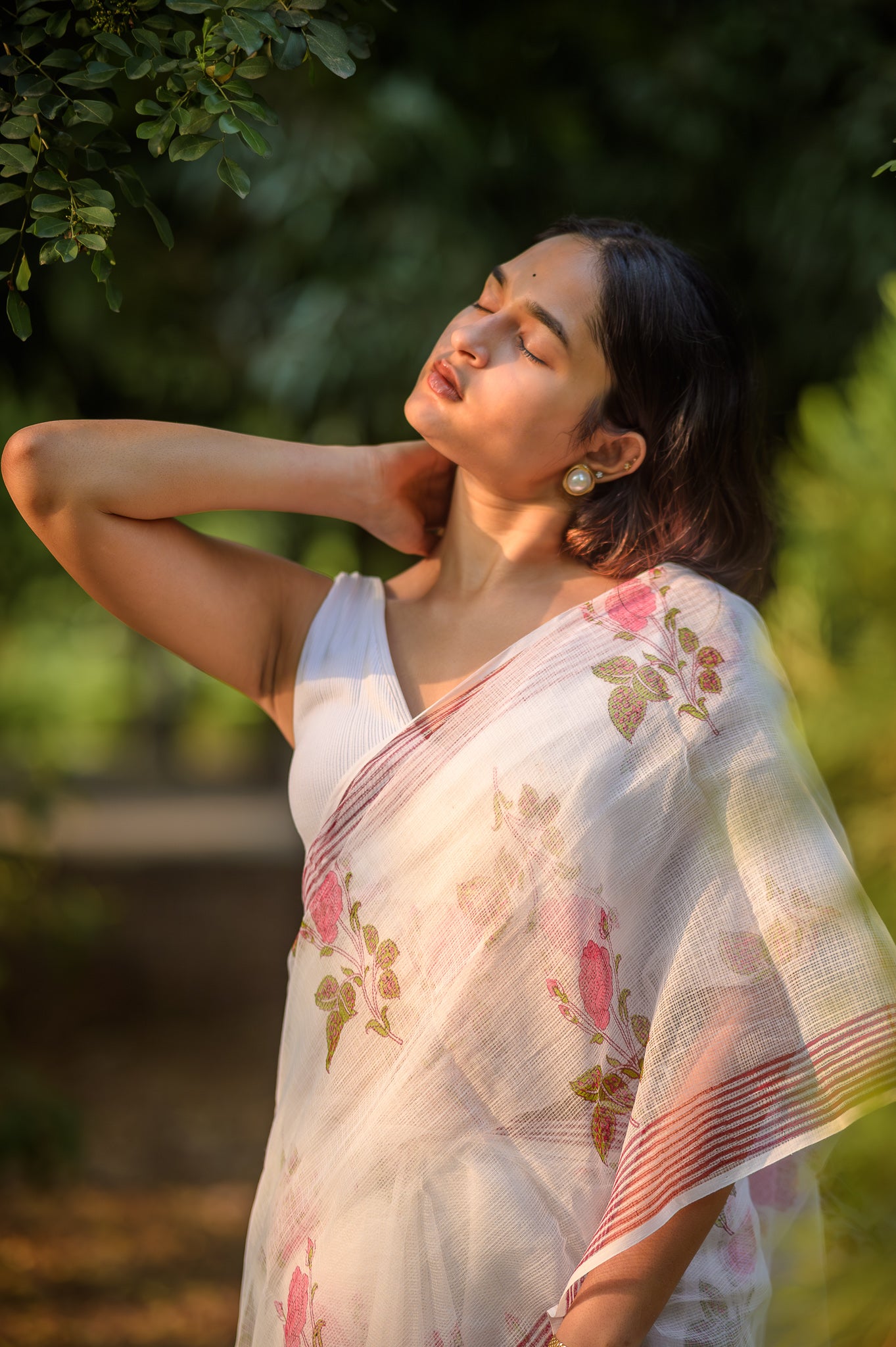 Evergreen printed Kota saree - Bagh- Vidya