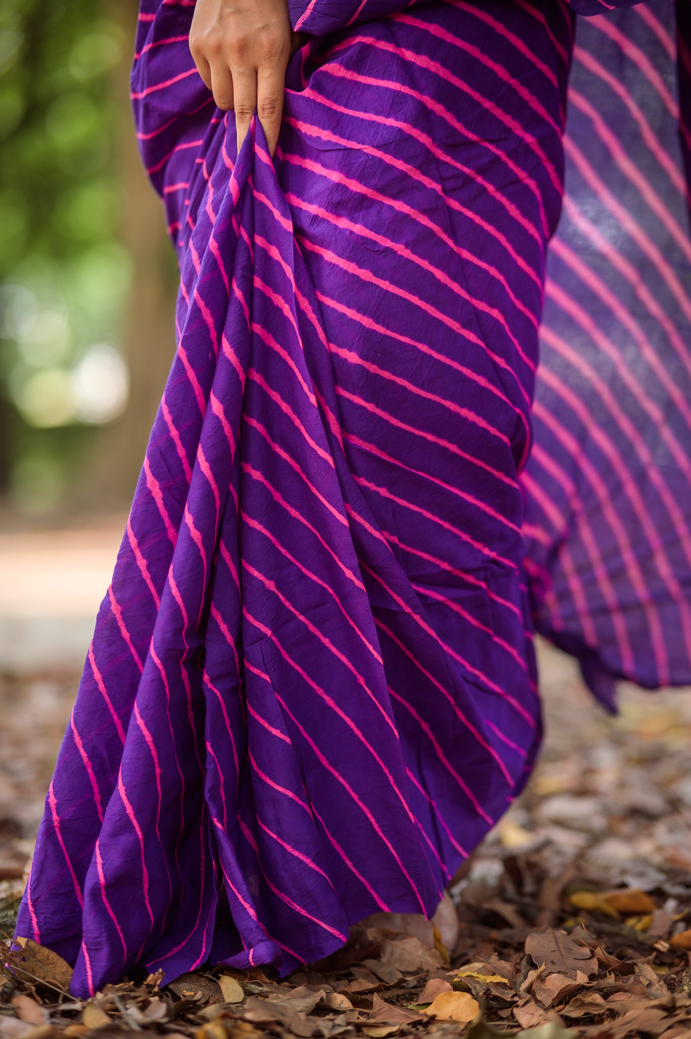 Leheriya cotton sarees - Aira - Kangan