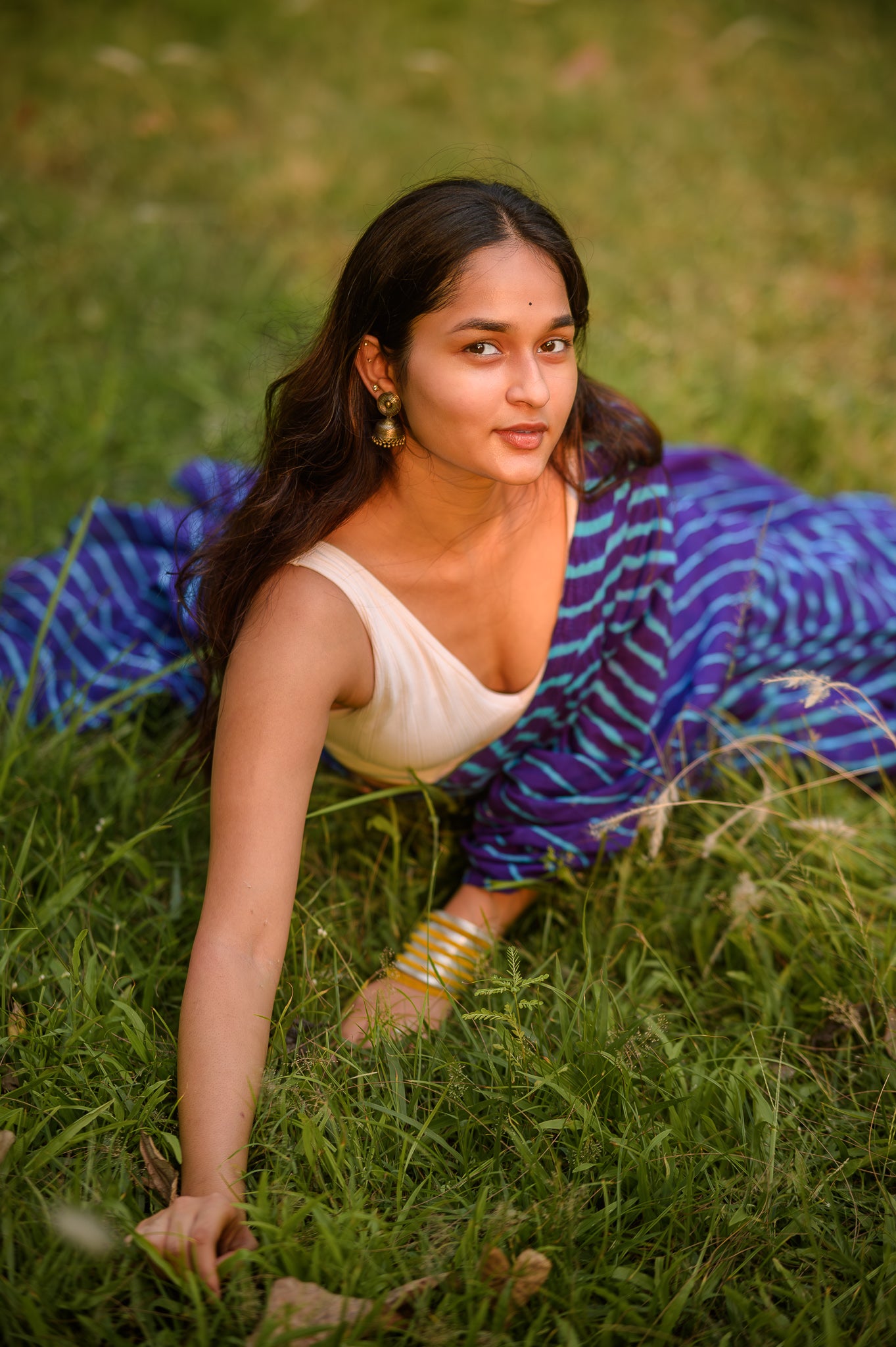 Leheriya cotton sarees - Aira - Rangela