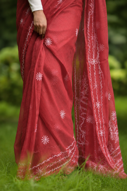 Kota Chikankari sarees - Meher - Guncha