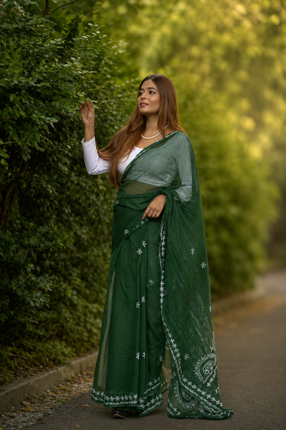 Kota Chikankari sarees - Meher - Seher
