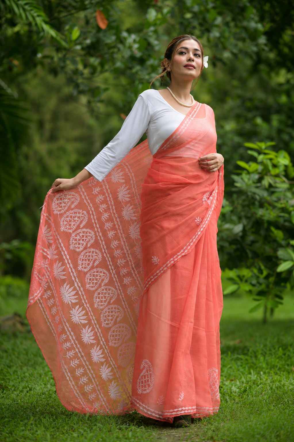 Kota Chikankari sarees - Meher - Suhana