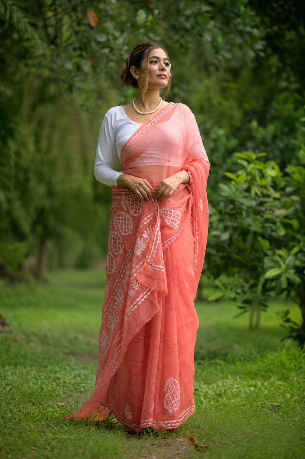 Kota Chikankari sarees - Meher - Suhana