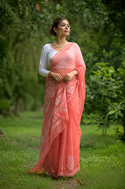 Kota Chikankari sarees - Meher - Suhana