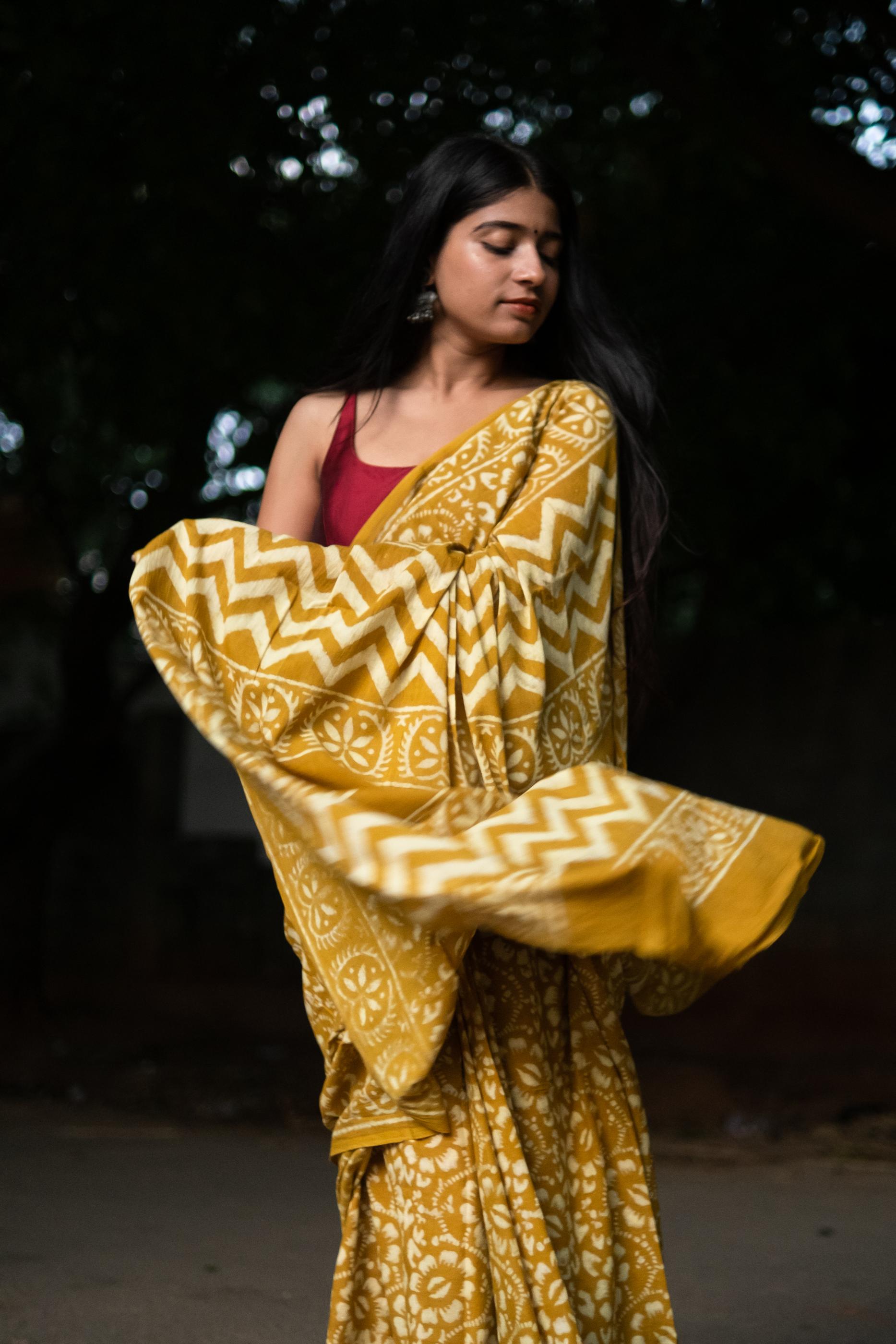 AZO FREE DHOOP COTTON SAREE 001