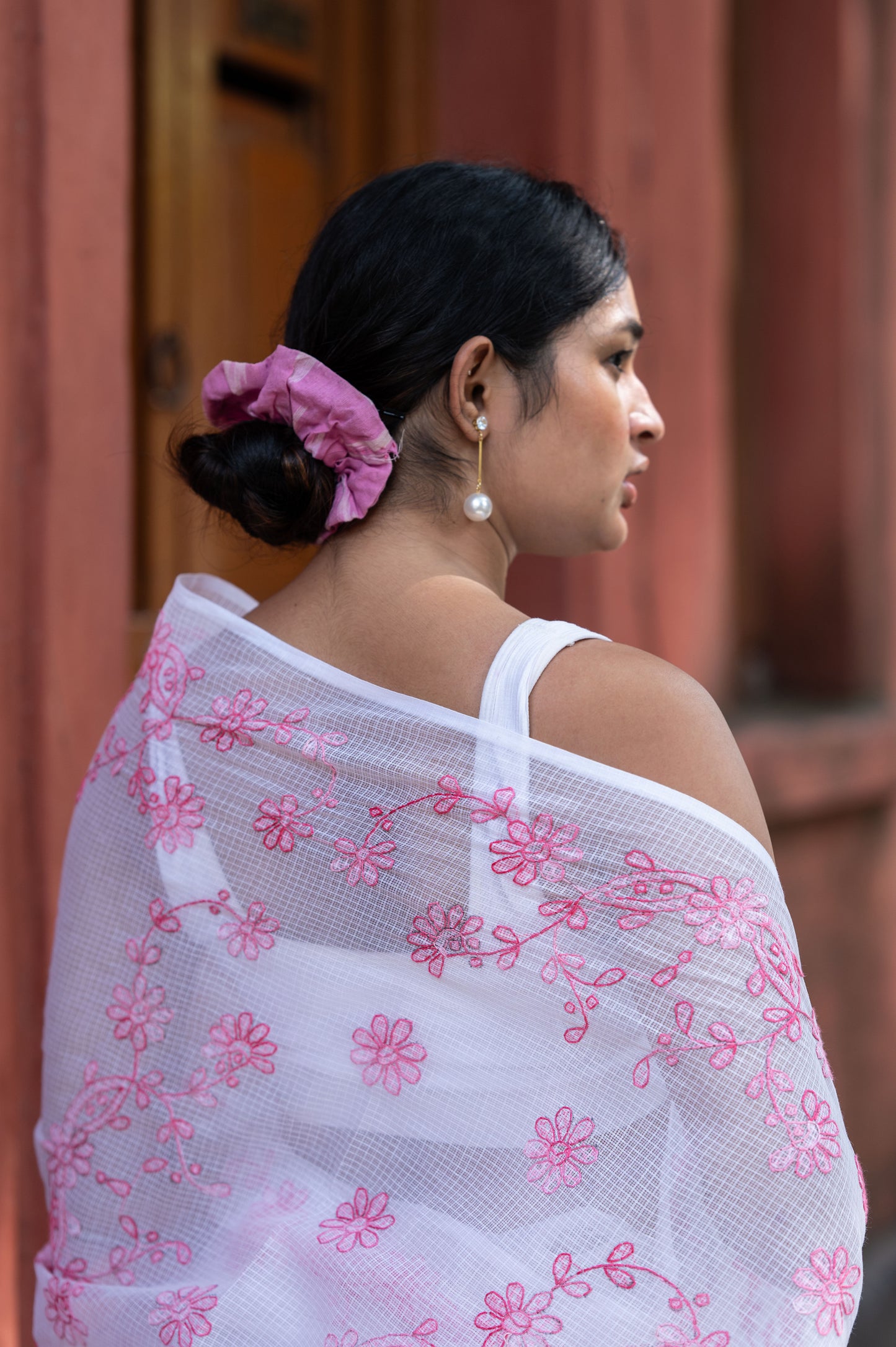 Embroidered Kota saree - Riwaayat -Jhirna