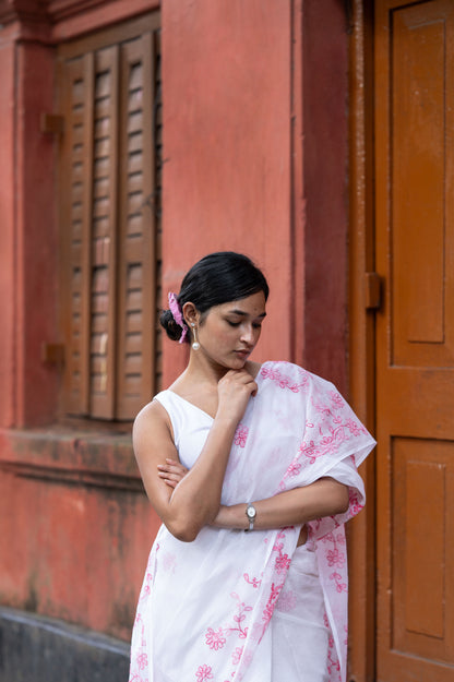 Embroidered Kota saree - Riwaayat -Jhirna