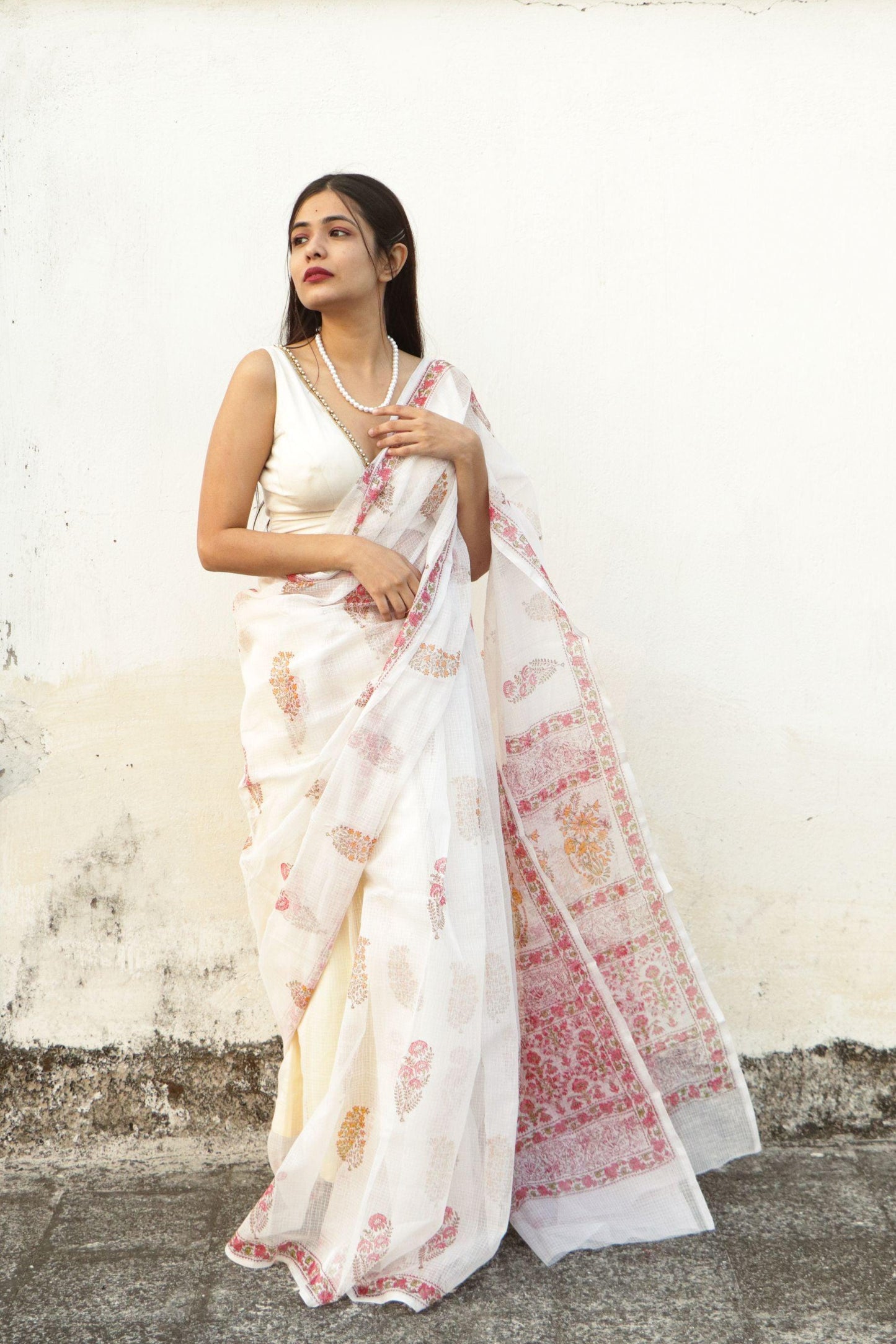 Kaisori Bagh Kairi Kota blockprinted Kota blockprinted silk cotton saree Kaisori