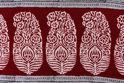 Kaisori Nandana - Leher Bagh handblockprinted cotton saree Kaisori