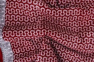 Kaisori Nandana - Leher Bagh handblockprinted cotton saree Kaisori