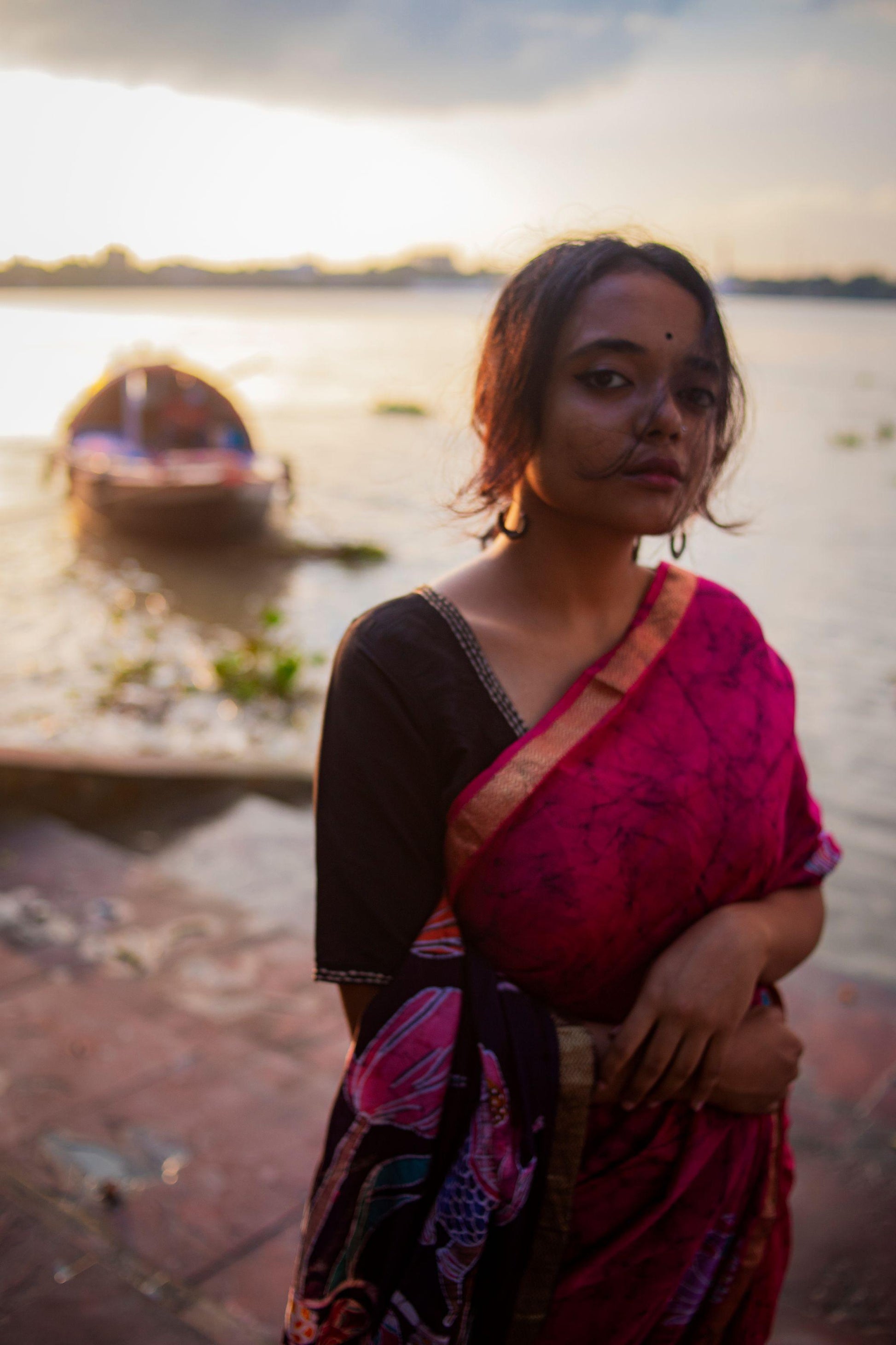 Mayura - Narmada Batik Maheswari saree Kaisori