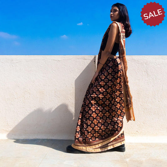 Roheda Prism Balotra Sindh  Chanderi Saree Kaisori