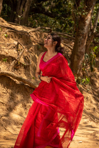 Utsav silk cotton saree -  Abeer Kaisori