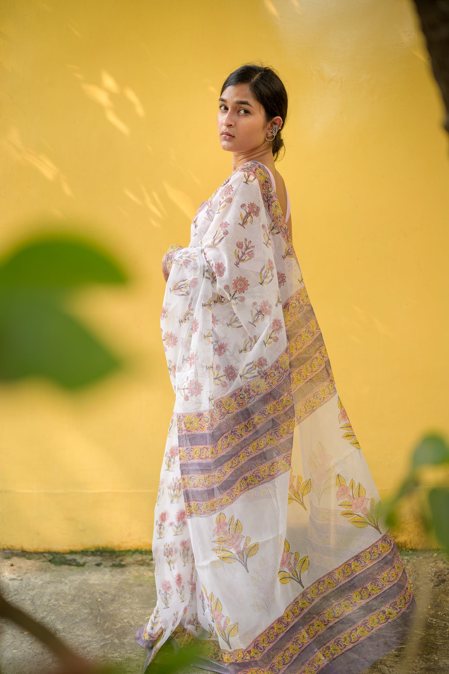 Evergreen printed Kota saree - Bagh- Anindita