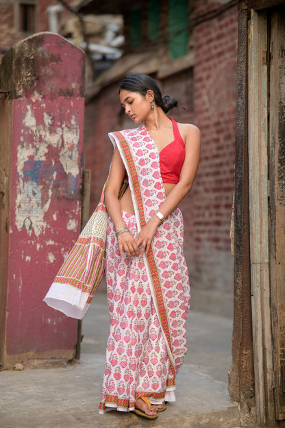 Summer collection sarees - Basant - Leela - pure mul cotton saree