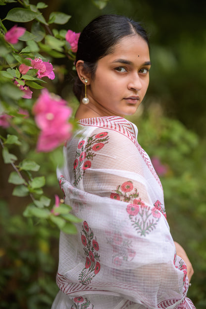 Evergreen printed Kota saree - Bagh- Jonaki