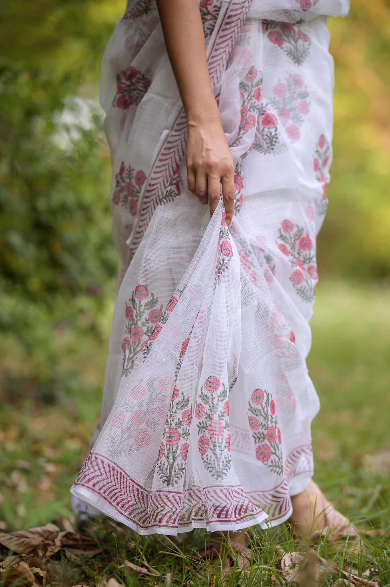 Evergreen printed Kota saree - Bagh- Jonaki