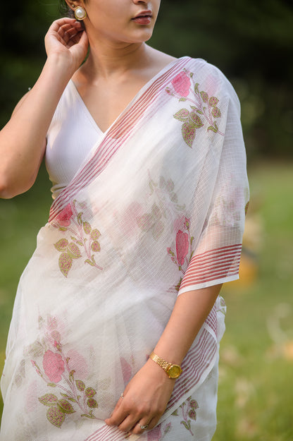 Evergreen printed Kota saree - Bagh- Vidya