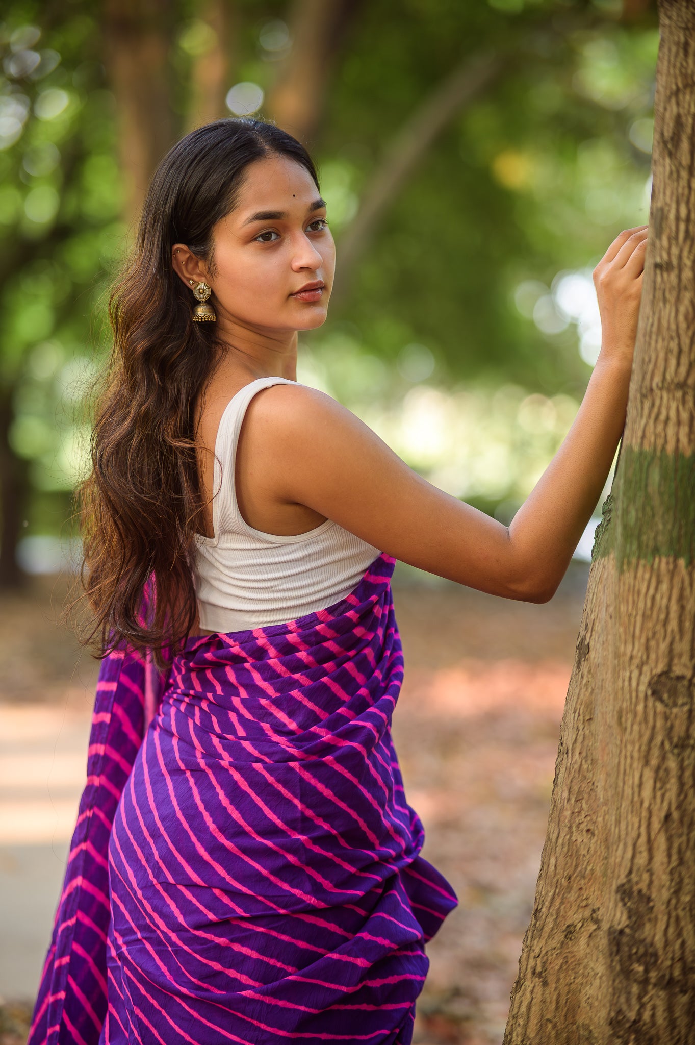 Leheriya cotton sarees - Aira  - Kangan