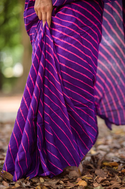 Leheriya cotton sarees - Aira  - Kangan