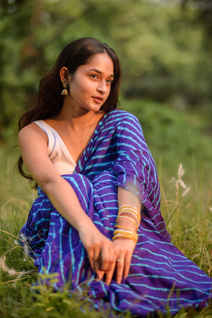 Leheriya cotton sarees - Aira - Rangela