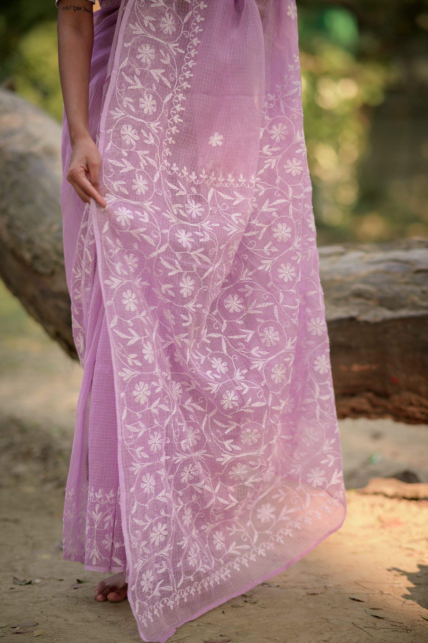 Kota Chikankari sarees - Meher - Aarzoo