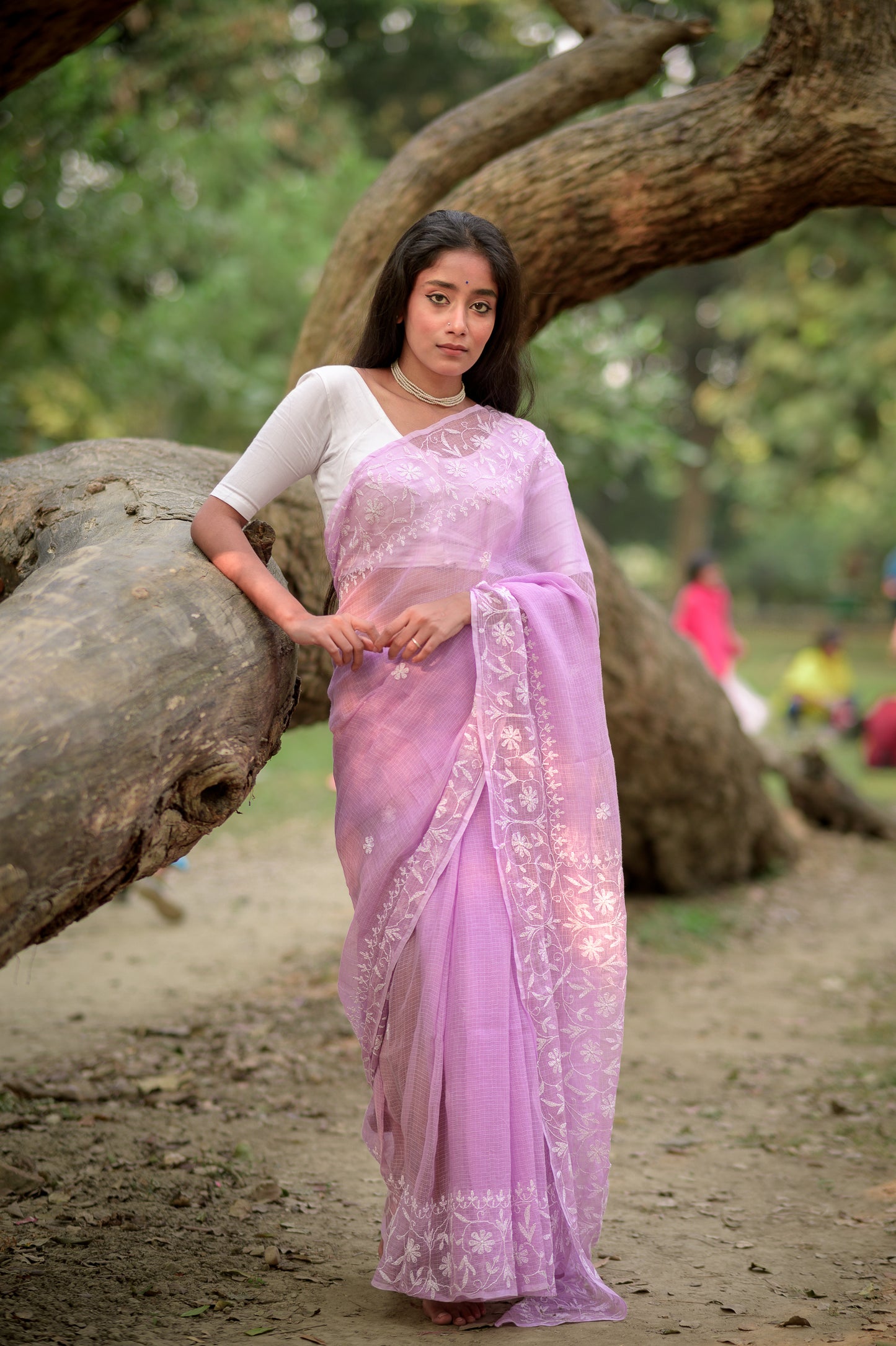 Kota Chikankari sarees - Meher - Aarzoo