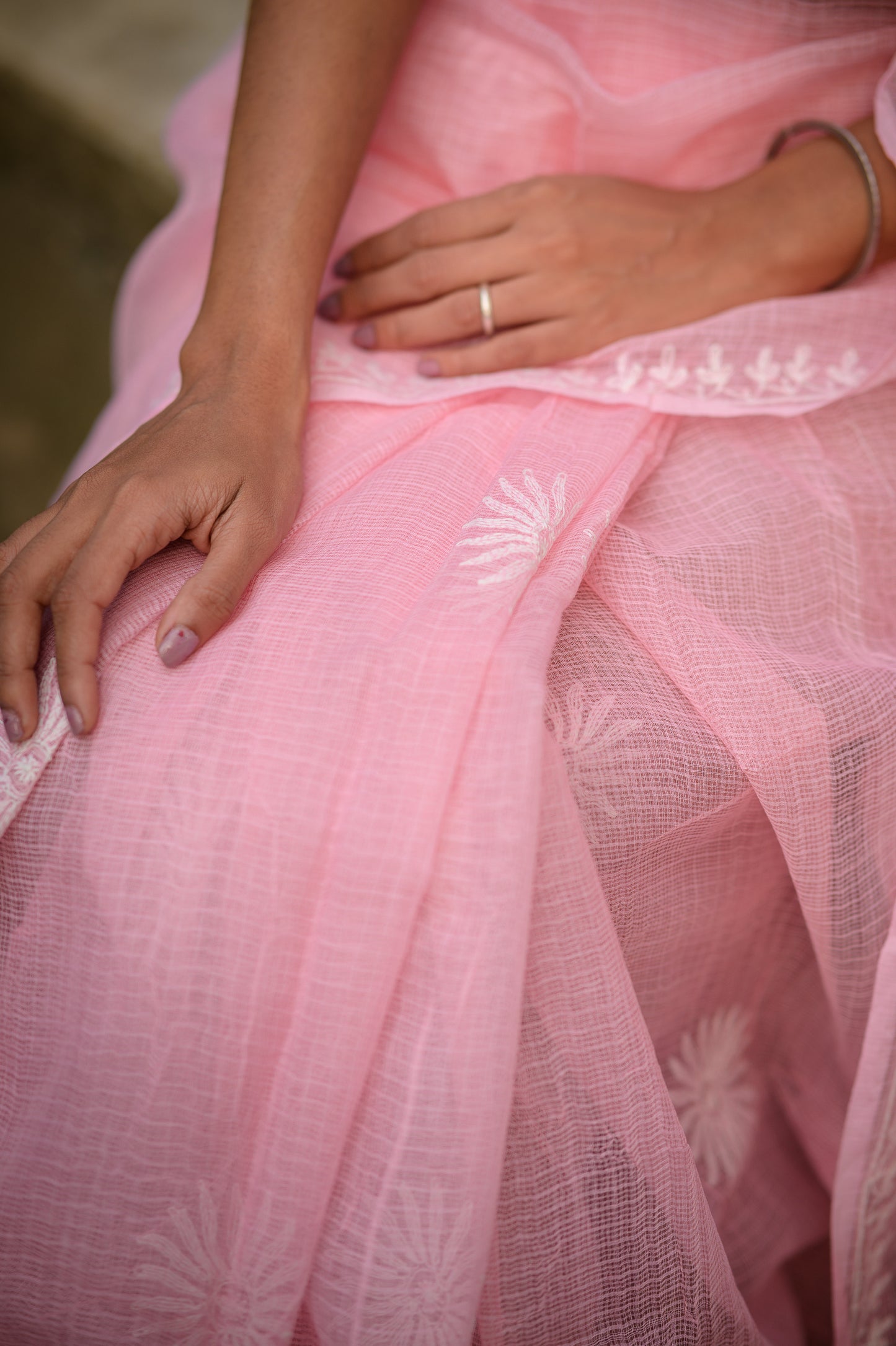 Kota Chikankari sarees - Meher - Nargis