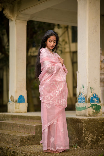 Kota Chikankari sarees - Meher - Nargis