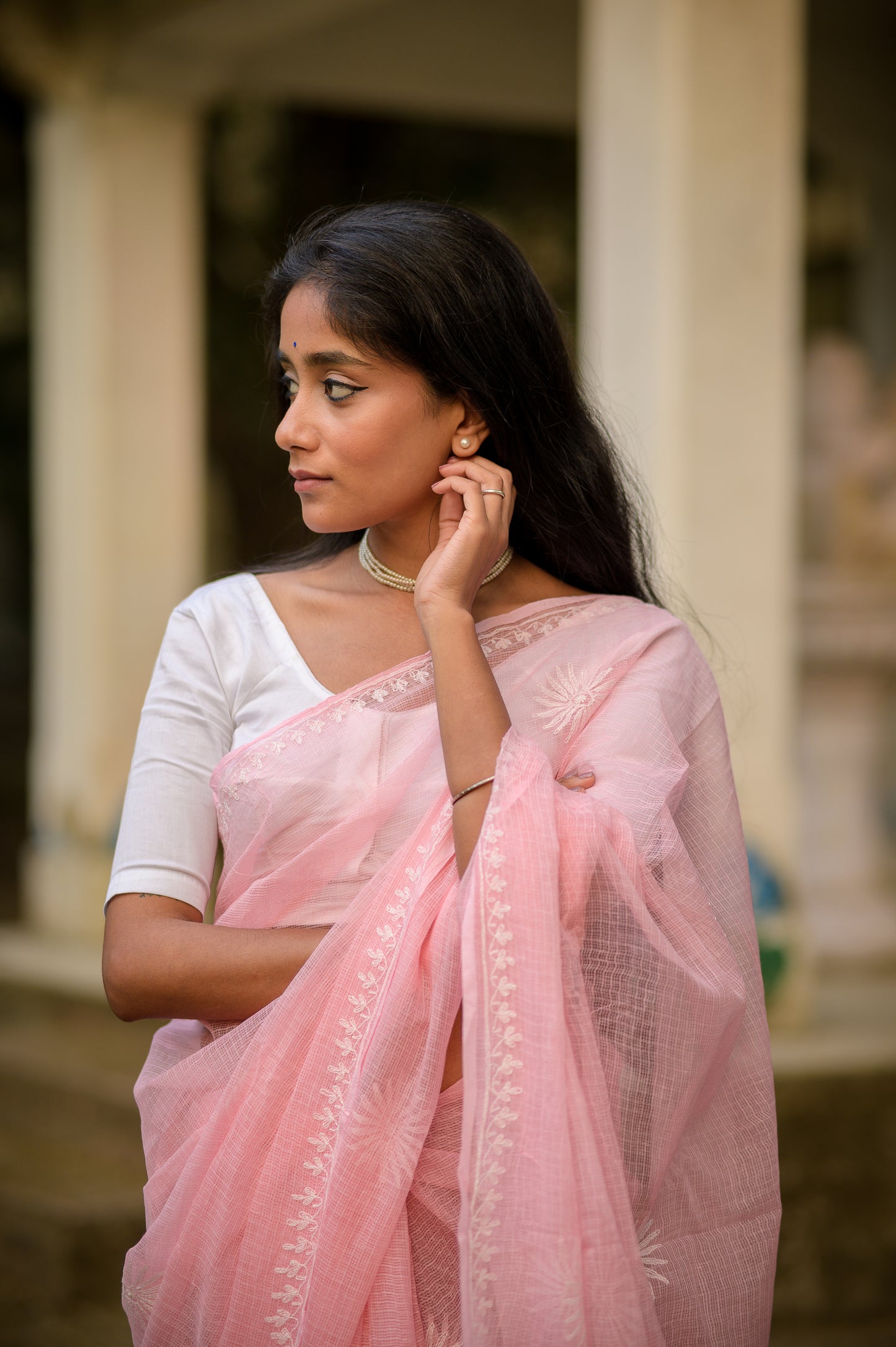 Kota Chikankari sarees - Meher - Nargis