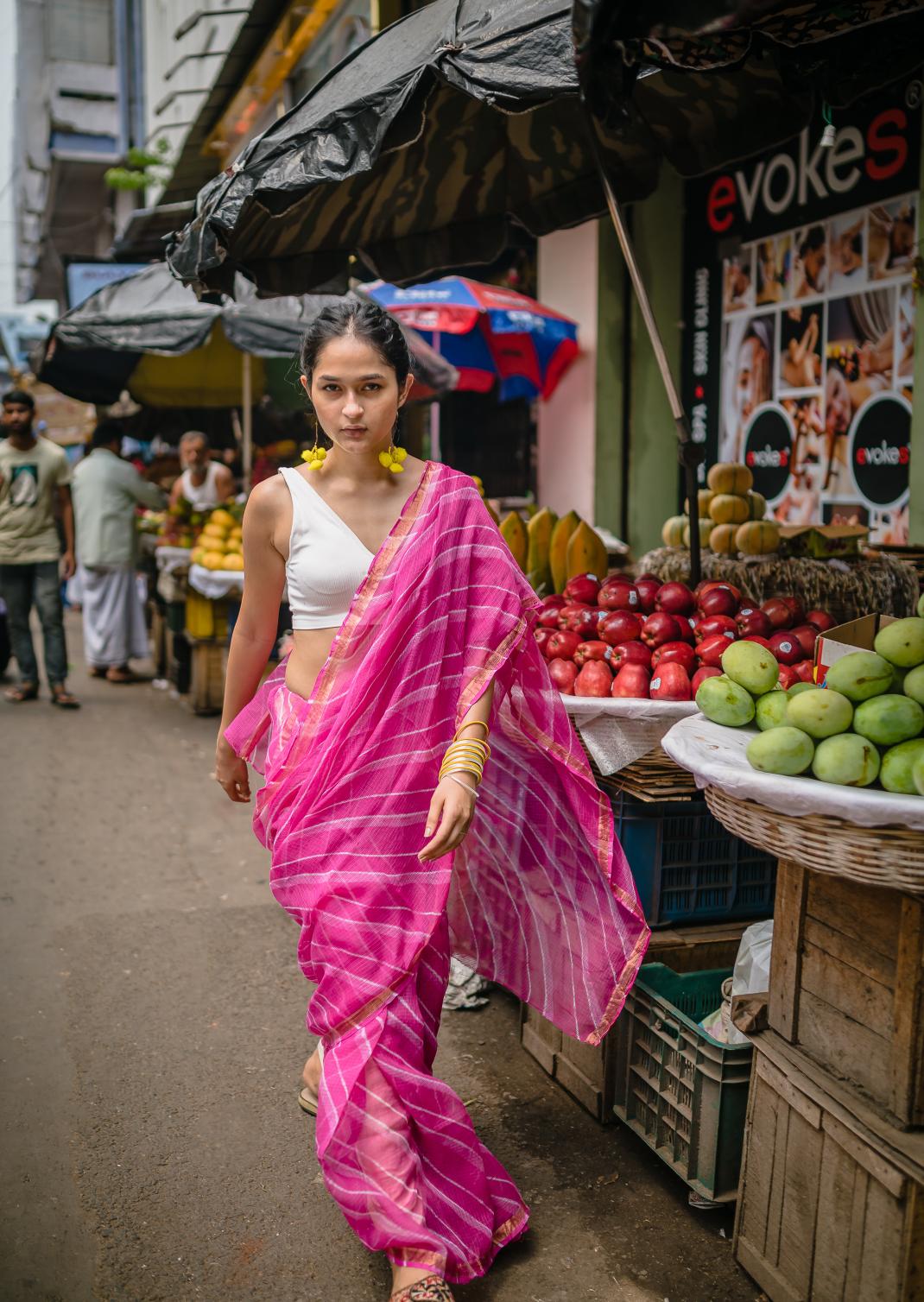 Leheriya Kota sarees - Aira - Gulabo