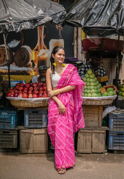 Leheriya Kota sarees - Aira - Gulabo