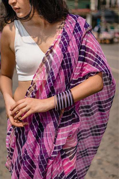 Leheriya Kota sarees - Aira - Bahara