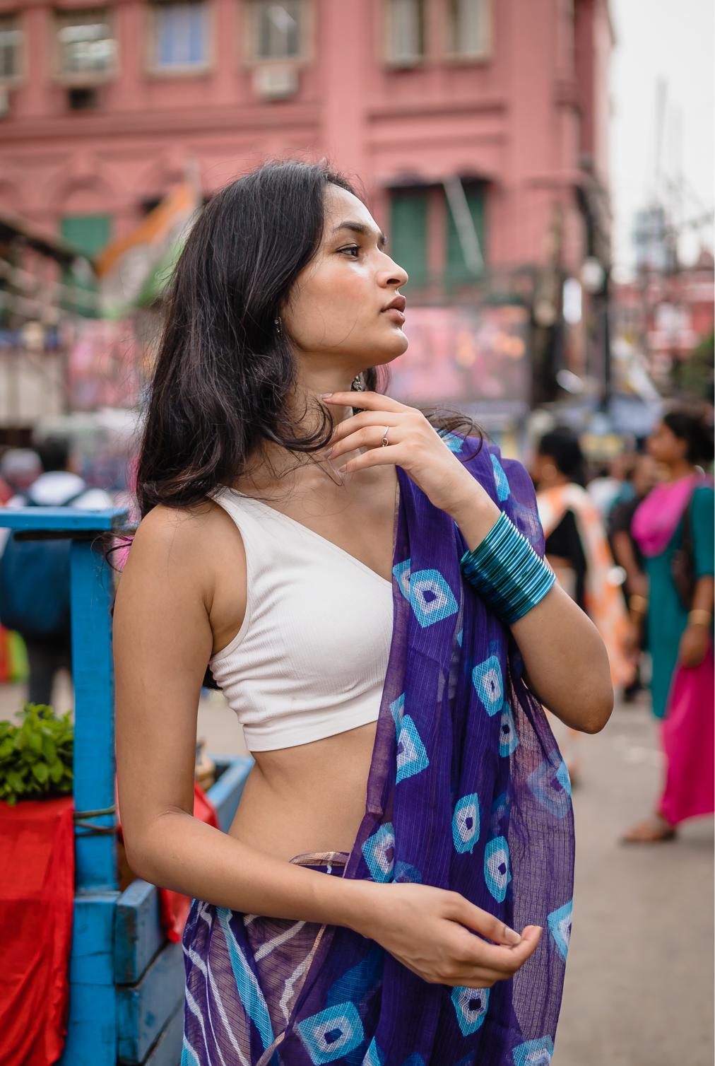 Leheriya Kota sarees - Aira -  Azura