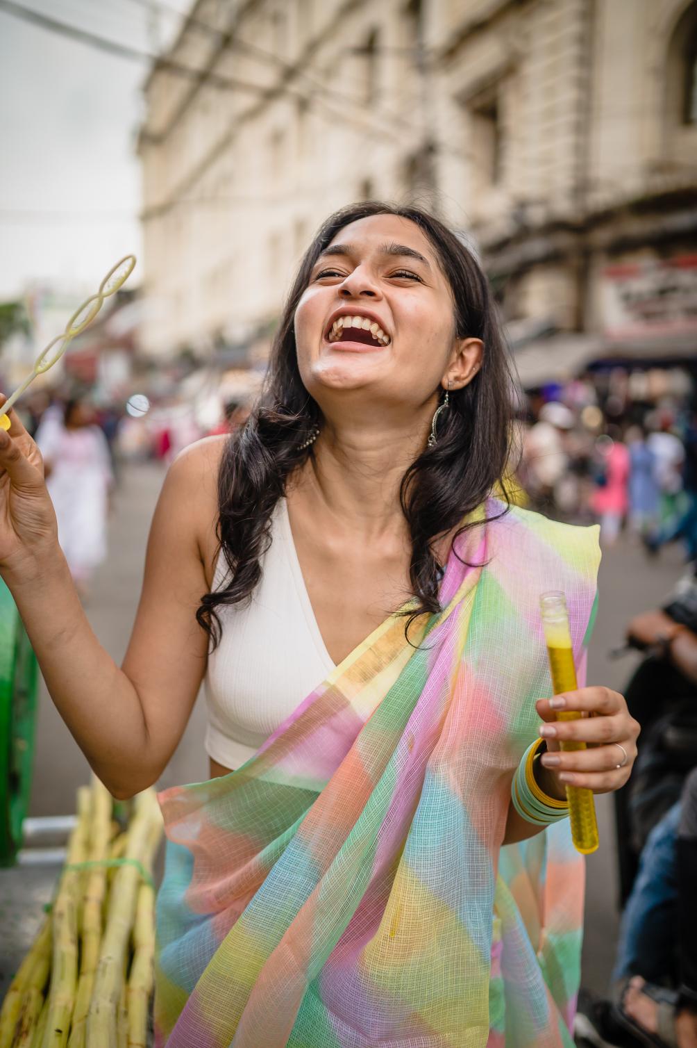 Leheriya Kota sarees - Aira - Candy